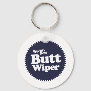 World's Best Butt Wiper Nurse CNA RNA Key Ring