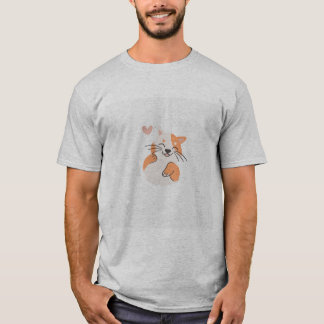World's Best Cartoon Cat Personalised pet photo T-Shirt