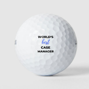 World's Best Case Manager 2 Golf Balls