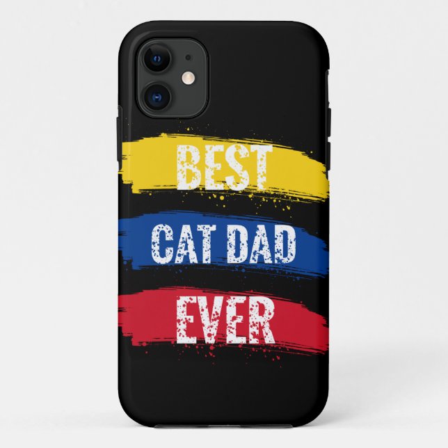 World's Best Cat Dad Case-Mate iPhone Case (Back)
