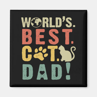 World's Best Cat Dad Magnet
