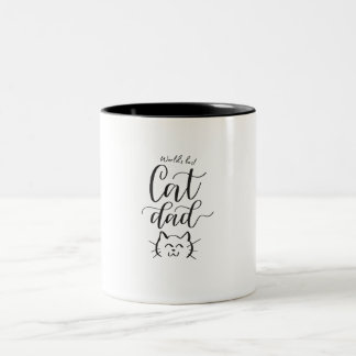 Worlds best cat dad mug 