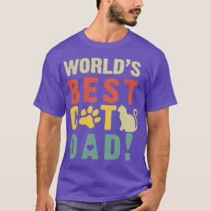 Worlds Best Cat Dad T-Shirt
