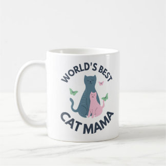 World's Best Cat Mama Coffee Mug