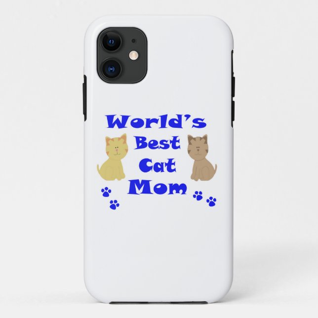 World's Best Cat Mum Case-Mate iPhone Case (Back)