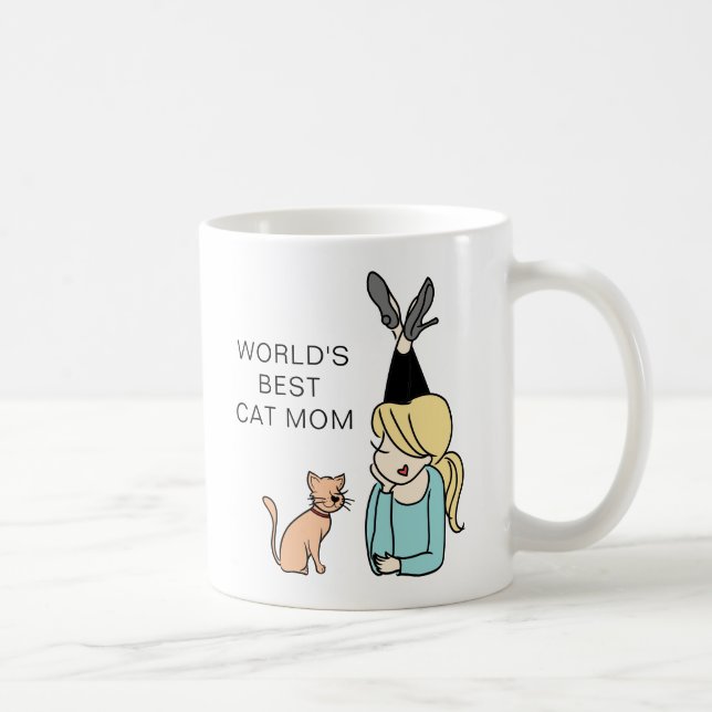 World's Best Cat Mum Coffee Mug (Right)