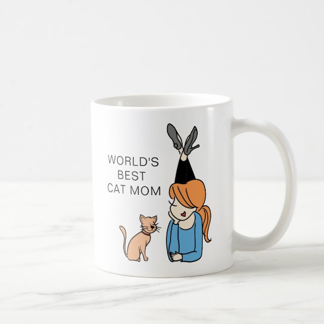 World's Best Cat Mum Coffee Mug (Right)
