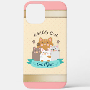 World's Best Cat Mum - Cute Kittens iPhone 12 Pro Max Case