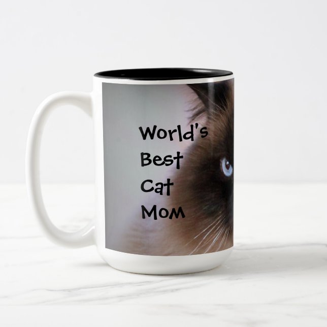 World's Best Cat Mum Mug (Left)