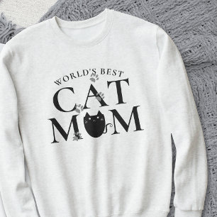 World's Best Cat Mum Paw Prints Cute Sweatshirt