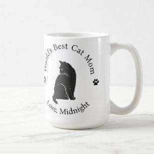 World's Best Cat Mum Personalise Coffee Mug
