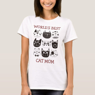 World's Best Cat Mum Shirt