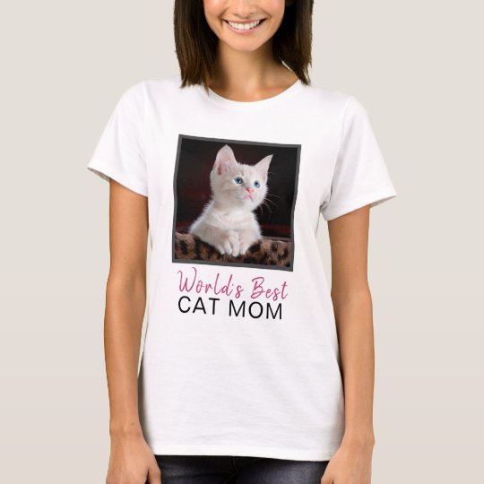 World's Best Cat Mum Square Cat Photo T 
