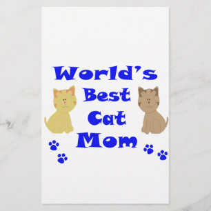 World's Best Cat Mum Stationery