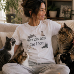 World's Best Cat Mum T-Shirt