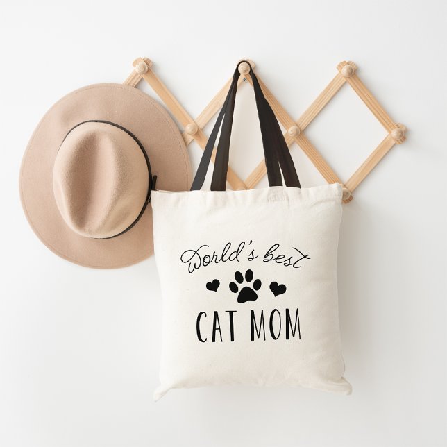 World's Best Cat Mum Tote Bag (Creator Uploaded)
