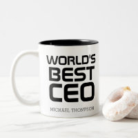 World's Best CEO Personalised Gift for CEO Boss