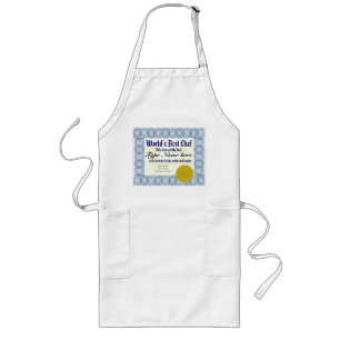 World's Best Chef Certificate Apron