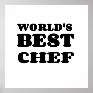 WORLD'S BEST CHEF POSTER