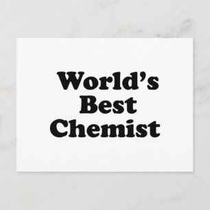 World's Best Chemist Postcard