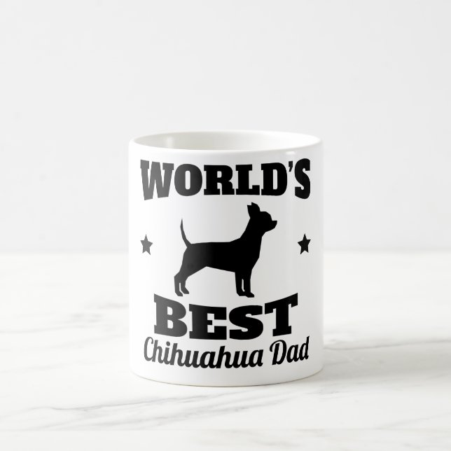 Worlds Best Chihuahua Dad Coffee Mug (Center)