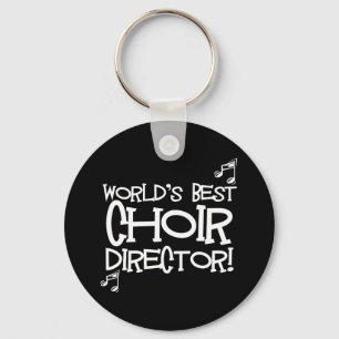 World's Best Choir Director Key Ring