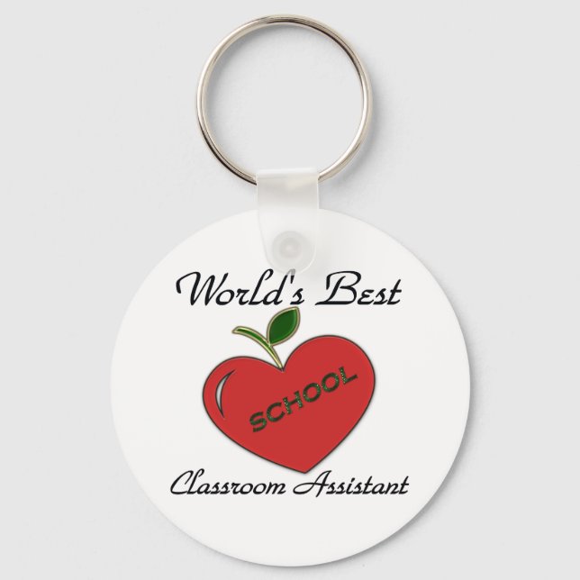 World's Best Classroom Assistant Key Ring (Front)