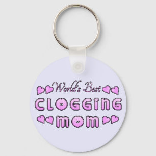 World's Best Clogging Mum Key Ring