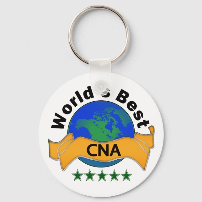 World's Best CNA Key Ring (Front)