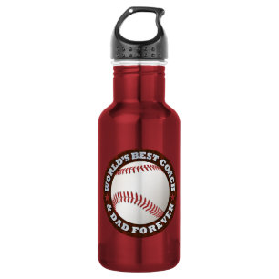 World's Best Coach & Dad 1 532 Ml Water Bottle