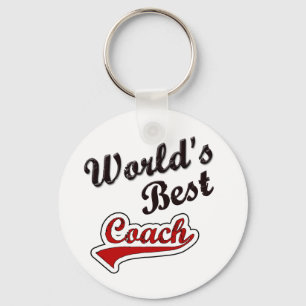 World's Best Coach Key Ring