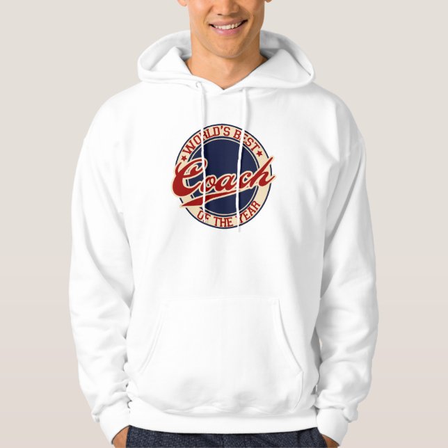 World's Best Coach of the Year Hoodie (Front)