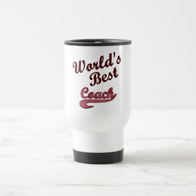 World's Best Coach Travel Mug (Center)