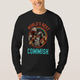 Worlds Best Commish Fantasy Football Commissioner T-Shirt