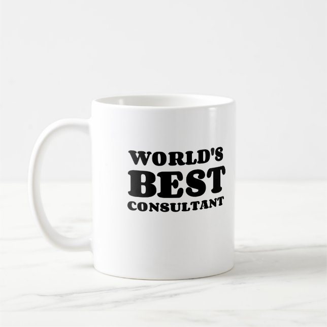 WORLD'S BEST CONSULTANT COFFEE MUG (Left)