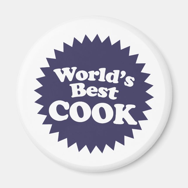 World's Best Cook Magnet (Front)