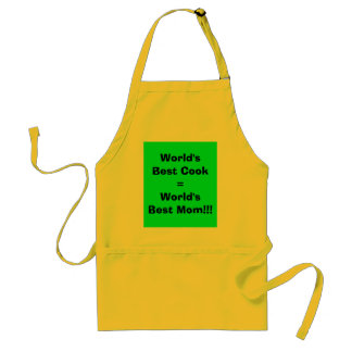 World's Best Cook=World's Best Mum!!! Standard Apron