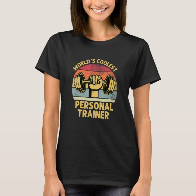 Worlds Best Coolest Personal Trainer Gym Traning M T-Shirt (Front)