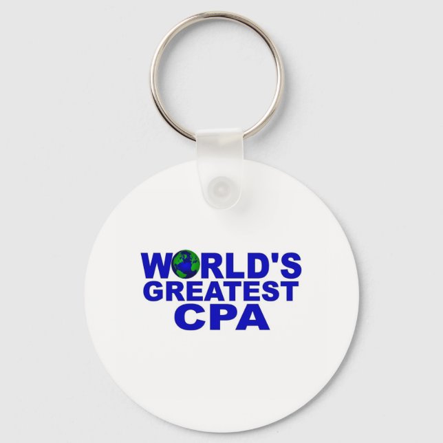 World's Best CPA Key Ring (Front)