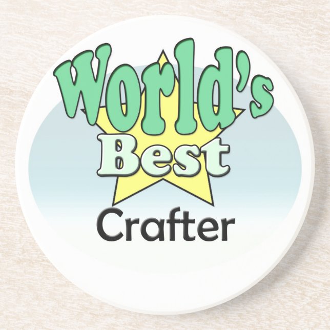 World's best Crafter Coaster (Front)