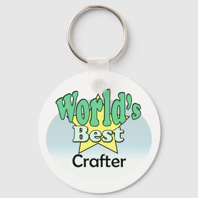 World's Best Crafter Key Ring (Front)