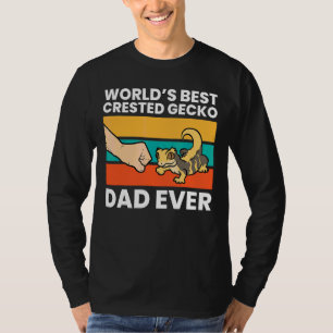 World's Best Crested Gecko Dad Ever T-Shirt