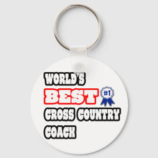 World's Best Cross Country Coach Key Ring