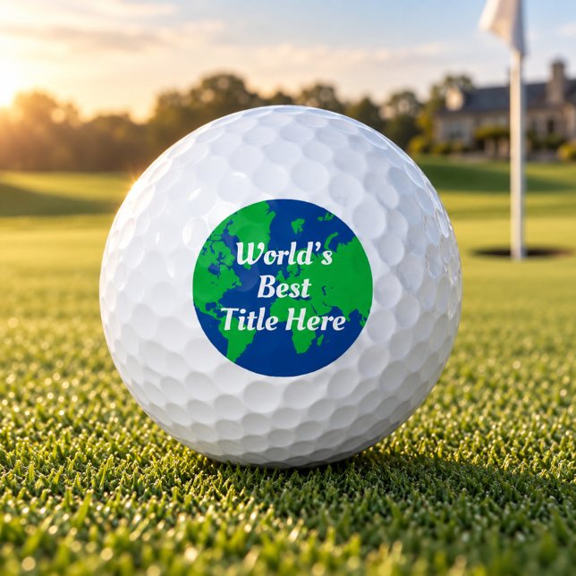 Worlds Best Custom Title Script Globe Golf Balls (Creator Uploaded)