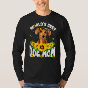 World's Best Dachshund Dog Mum Funny Mother's Day T-Shirt