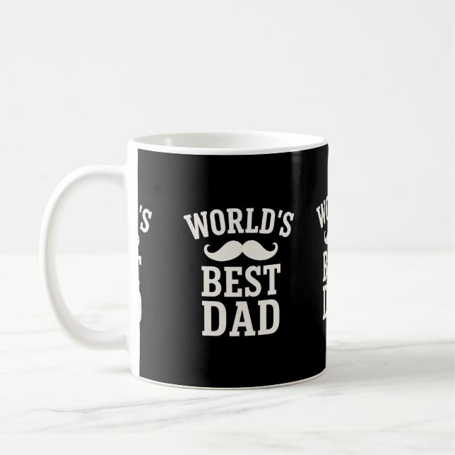 World's Best Dad 15 Oz Coffee Mug (Left)