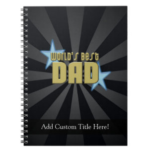 World's Best Dad, Blue Stars Notebook