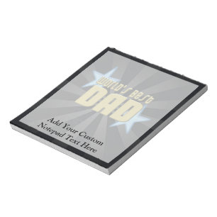 World's Best Dad, Blue Stars Notepad