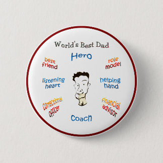 World's best Dad Button