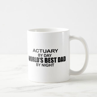World's Best Dad by Night - Actuary Coffee Mug
